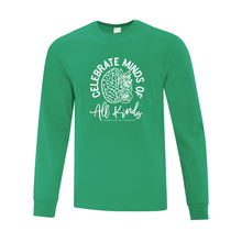 Load image into Gallery viewer, Algoma Autism Foundation &#39;Celebrate Minds Of All Kinds&#39; Everyday Cotton Long Sleeve Tee