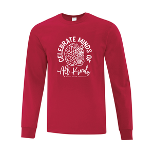 Algoma Autism Foundation 'Celebrate Minds Of All Kinds' Everyday Cotton Long Sleeve Tee