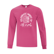 Load image into Gallery viewer, Algoma Autism Foundation &#39;Celebrate Minds Of All Kinds&#39; Everyday Cotton Long Sleeve Tee
