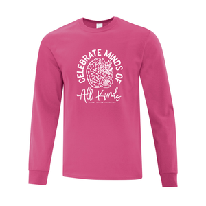 Algoma Autism Foundation 'Celebrate Minds Of All Kinds' Everyday Cotton Long Sleeve Tee