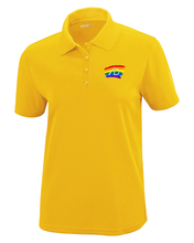 Load image into Gallery viewer, ADSB Rainbow Logo Ladies Cut Performance Piqué Polo