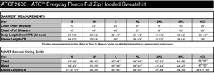 Greenwood Everyday Fleece Hooded Full Zip Adult Sweatshirt