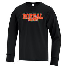 Load image into Gallery viewer, Boreal Bobcats Spirit Wear Youth Long Sleeve Tee