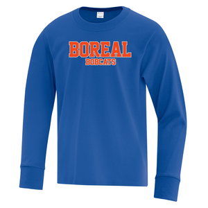 Boreal Bobcats Spirit Wear Youth Long Sleeve Tee