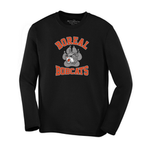Load image into Gallery viewer, Boréal Bobcats Logo Spirit Wear Pro Team Youth Long Sleeve Tee
