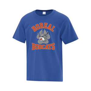 Boreal Bobcats Logo Spirit Wear Youth Tee