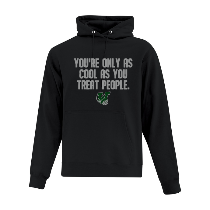 White Pines 'Be Cool' Everyday Fleece Unisex Hoodie