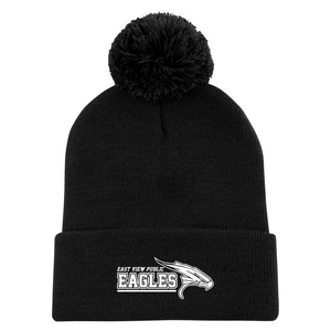 East View Spirit Wear Pom Pom Toque