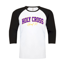 Load image into Gallery viewer, Holy Cross GRAD 2024 Campus Edition Ring Spun Baseball Tee