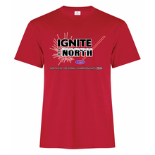 Load image into Gallery viewer, Ignite The North Ringette Championships Everyday Ring Spun Cotton Adult Tee