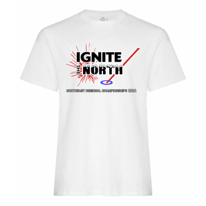 Ignite The North Ringette Championships Everyday Ring Spun Cotton Adult Tee