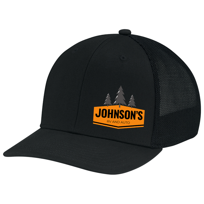 Johnson's RV and Auto Deluxe Chino Twill Fitted Mesh Back