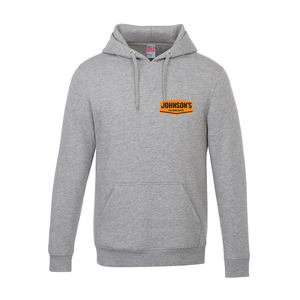 Johnson's RV and Auto Vault Pullover Hooded Sweatshirt (FLC Logo No Trees + Full Back Logo With Trees)