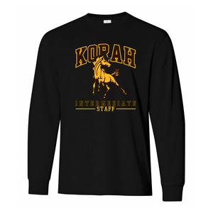 Korah Intermediate STAFF Everyday Ring Spun Cotton Long Sleeve Adult Tee