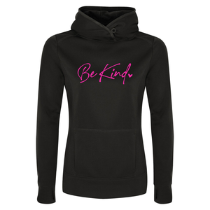 RM Moore ' Be Kind' Game Day Fleece Ladies Hooded Sweatshirt