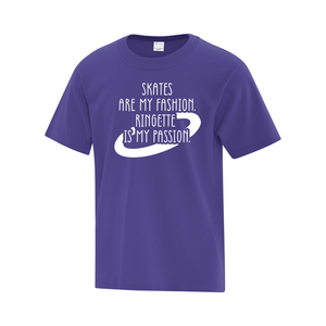 Sault Ringette Club 'Ringette Is My Passion' Everyday Cotton Youth Tee