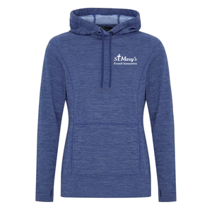 SMFI STAFF Dynamic Heather Fleece Hooded Ladies Sweatshirt