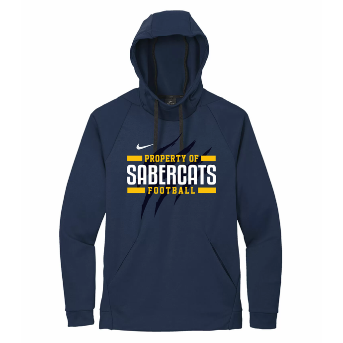 Sault Sabercats Nike Therma-Fit Fleece Pullover Hoodie