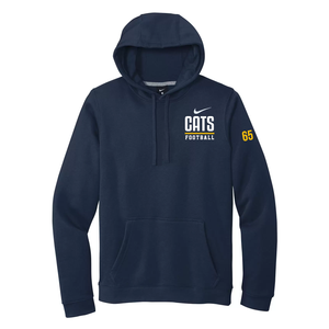 Sault Sabercats 'CATS Football' Nike Club Fleece Pullover Hoodie