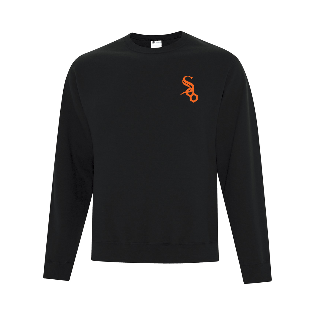 Soo Black Sox Everyday Fleece Crewneck Sweater