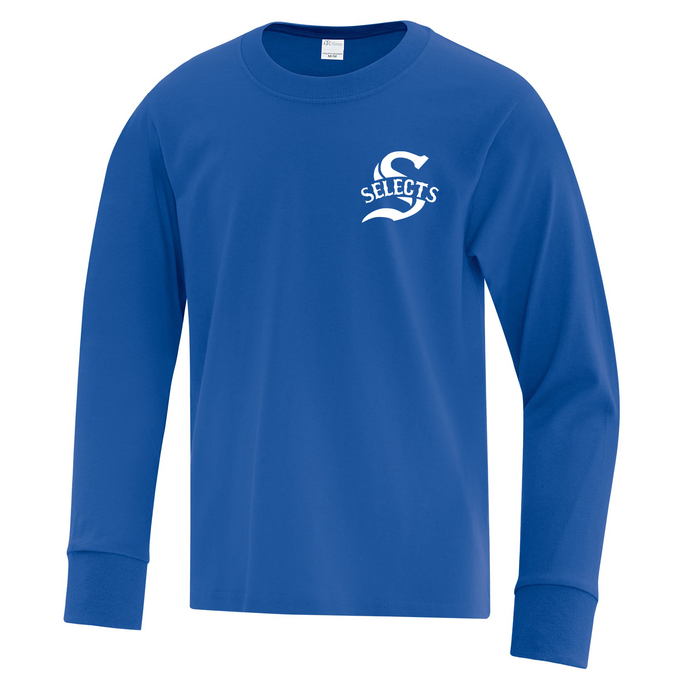 Soo Selects Everyday Cotton Youth Long Sleeve Tee