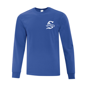 Soo Selects Everyday Cotton Adult Long Sleeve Tee