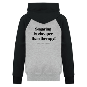 Spina's Body Sugaring Everyday Fleece Two Tone Hooded Sweatshirt