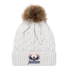 Load image into Gallery viewer, Soo Thunderbirds Faux Fur Pom Pom Toque