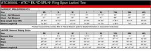 Great Lakes Eurospun Ring Spun Ladies Tee - Naturally Illustrated