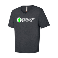 Load image into Gallery viewer, Catalyst Fitness Ring Spun V-Neck Tee