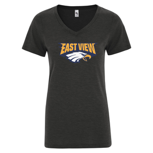 East View STAFF KOI Triblend V-Neck Ladies Tee