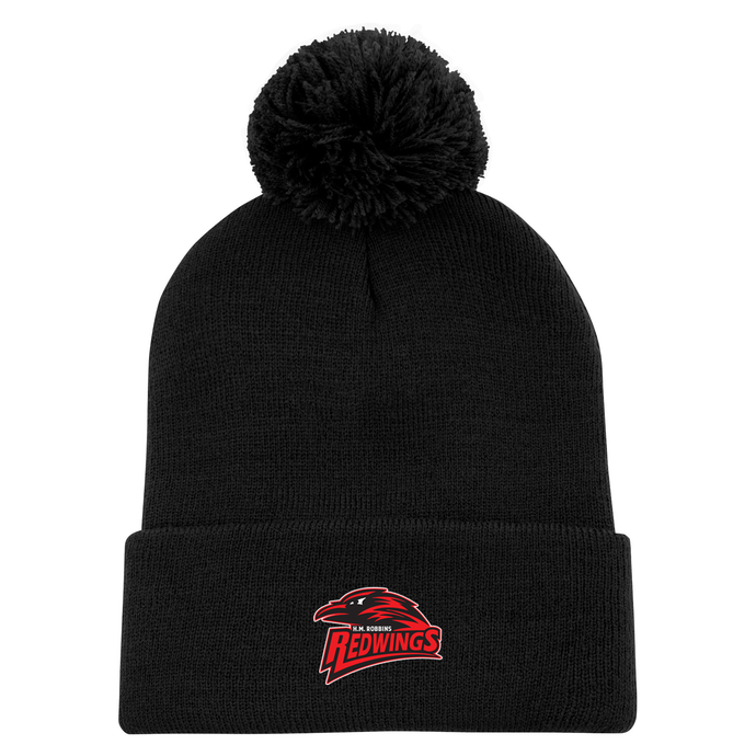 H.M. Robbins Spirit Wear Pom Pom Toque