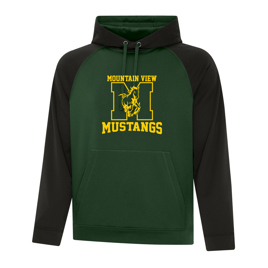 Mountain View Spirit Wear Two Tone Adult Hooded Sweatshirt