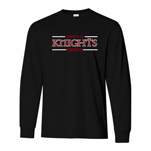 Property Of Knights Hockey Cotton Long Sleeve Tee