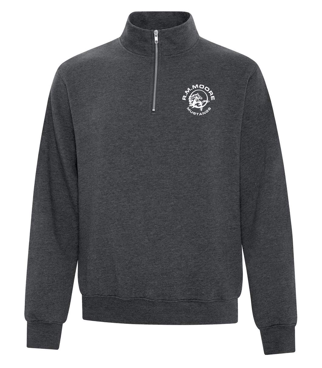 R.M. Moore Everyday Fleece 1/4 Zip Sweatshirt Embroidered