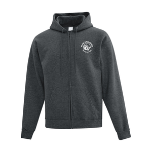 R.M. Moore Hooded Full Zip Adult Sweatshirt Embroidered