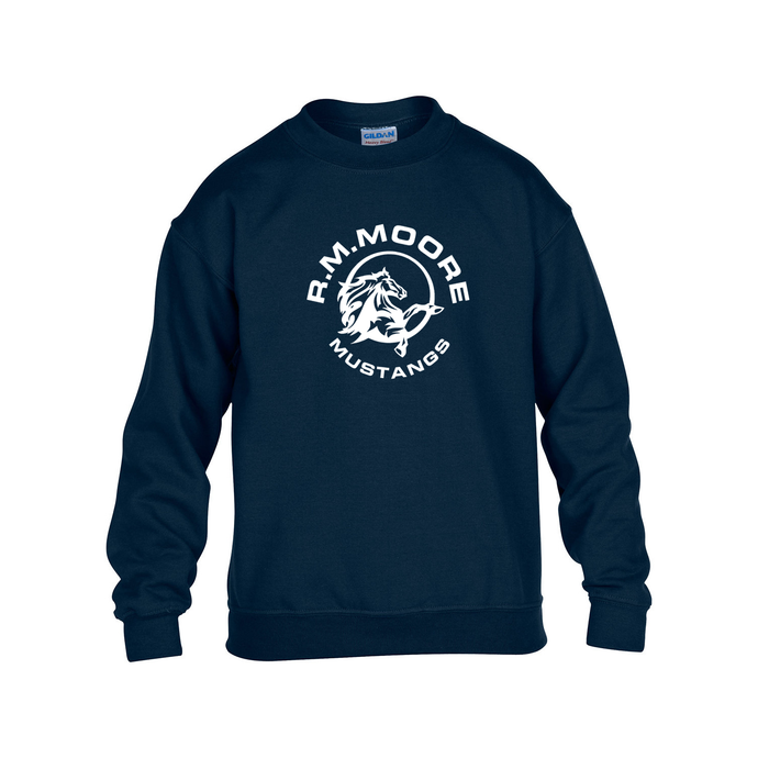 R.M. Moore Fleece Crewneck Youth Sweater