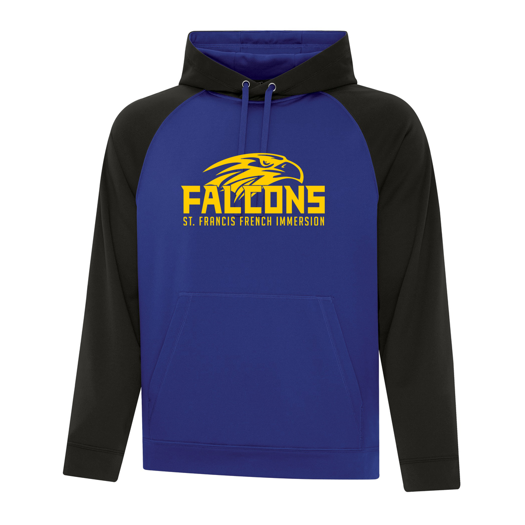 St. Francis Spirit Wear Two Tone Adult Hooded Sweatshirt