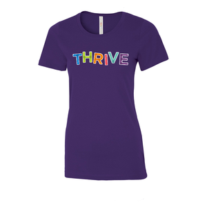 THRIVE Ring Spun Cotton Ladies Tee