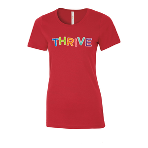 THRIVE Ring Spun Cotton Ladies Tee